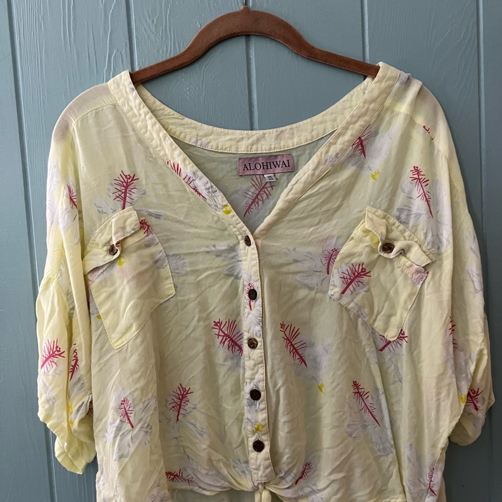 Alohiwai Kokikeokeo Print Women's Blouse